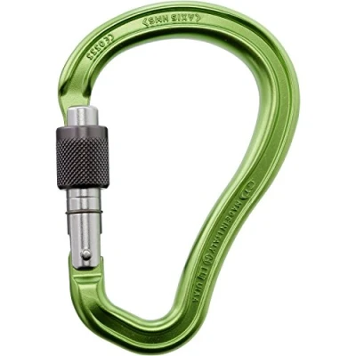 Image de Climbing Technology Axis HMS SG Mousqueton avec Capsule à vis, Vert