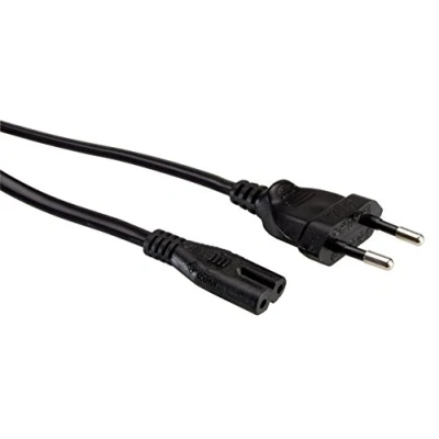 Image de Câble d&#039;alimentation Europlug (M) pour IEC 60320 C7 CA 250 V 2.5 A 5 m noir SECOMP