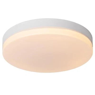 Image de Lucide Biskit plafonnier avec détecteur de mouvement Ø 40 x 7,5 cm 36W LED incl. IP44 blanc