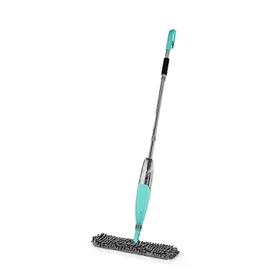 Image de CLEANmaxx Balai pulvérisateur réversible avec Fonction de pulvérisation et Manche télescopique Flexible pour Un Nettoyage Facile à Sec Humide, même Les sols