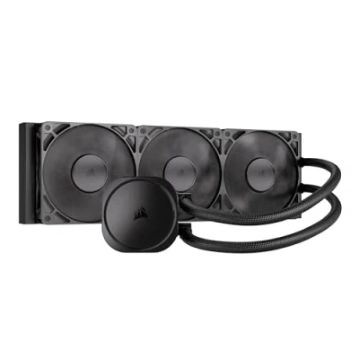 Image de CORSAIR Nautilus 360 RS Refroidisseur Liquide pour CPU 360mm AIO Faible Bruit Connexion Directe de Carte Mère Intel LGA 1851/1700, AMD AM5/AM4 3X RS120 Ventilateurs Inclus Noir