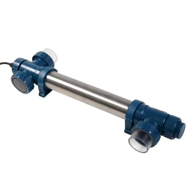 Image de AquaForte Midi Power UVC 40 Watts, Lampes Courtes et boîtier en Acier Inoxydable, débit Maximal de 15m3 par Heure, pour Un Bassin Clair avec des Poissons Bonne santé sans Produits Chimiques