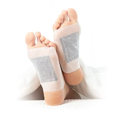 Image de InnovaGoods® Patches de désintoxication pour les pieds Lavender, ils éliminent toxines et rafraîchissent pieds, 10 unités, design discret confortable, idéal l&#039;été
