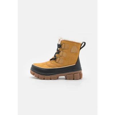 Image de Sorel Torino WP Bottes de neige, Femme, Taille: 37, Curry/black cuir et imitation