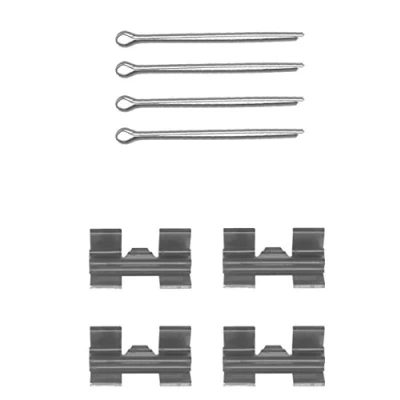 Image de DELPHI LX0032 Kit d&#039;accessoires, plaquette de frein à disque IVECO: DAILY 1, 3 Kasten/Kombi, 2 Pritsche/Fahrgestell