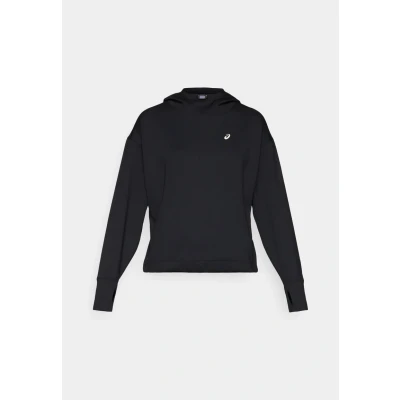 Image de Asics Nagino RUN Adjustable Hoodie Sweatshirt, Femme, Taille: Large, Performance black