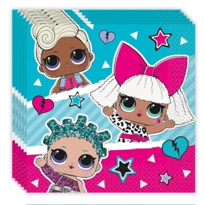 Image de amscan Serviettes de Table Paw Patrol, 9914237, Multicolore