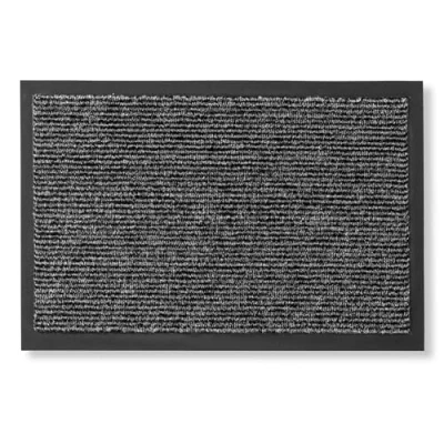 Image de Carpido paillasson intérieur antidérapant pour l&#039;entrée Tapis de propreté Hydrofuge Facile d&#039;entretien 60 x 80 cm Gris