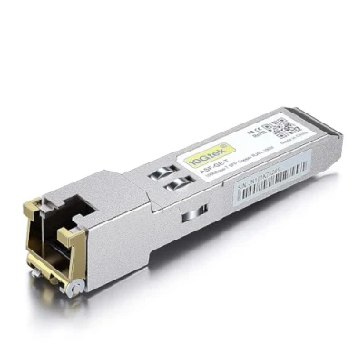 Image de 1G SFP RJ45 Mini Gbic Module, 1000Base T Copper Transceiver Compatible pour Cisco GLC T/SFP GE T, Meraki MA 1GB TX, Ubiquiti UF 1G, D Link, Zyxel, Netgear, TP Supermicro ect