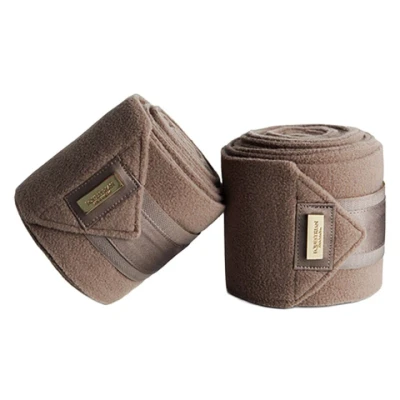 Image de Equestrian Stockholm champagne fleece bandages