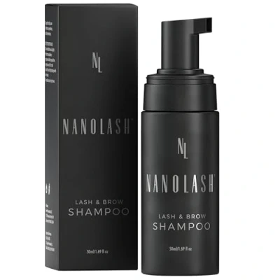 Image de shampooing pour les cils et sourcils Nanolash 50 ml nettoyant sourcils, mousse lavante extension de