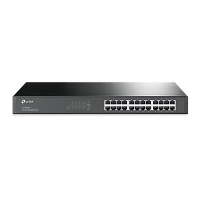Image de TP Link TL SG1024 Non géré Gigabit Ethernet (10/100/1000) 1U Noir Neuf