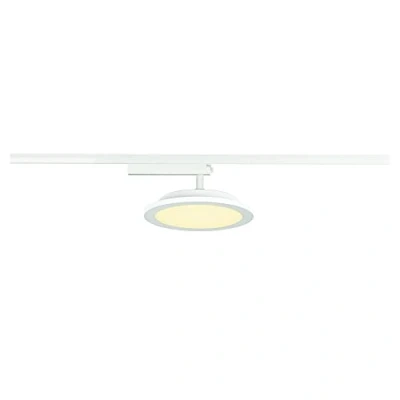 Image de SLV 1004936 Spot monophasé à LED pour Plafond, système de Rail, éclairage intérieur / 3000 K 18 W 1800 LM Blanc, Polycarbonate (PC)