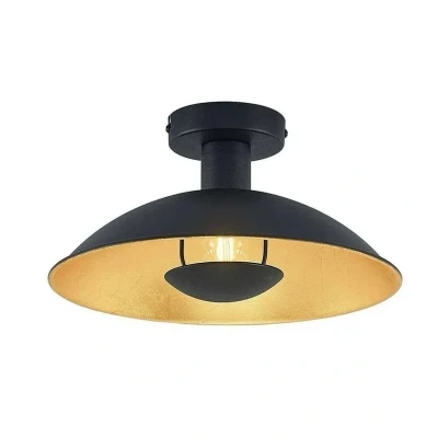 Image de Lindby Plafonnier Narisara à intensité variable (Moderne) en Noir Métal e. a. pour Salon &amp; Salle manger (1 lampe,à E14), Luminaire Plafonnier, Lampe Plafond, Eclerage Eclairage Interieur