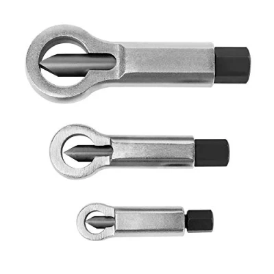 Image de QWORK Jeu de Casse Écrous, Répartiteur d&#039;Écrou,Outil Démontage Décrou Endommagé, 912 mm/1216 mm/1622 mm (3 Pièces)