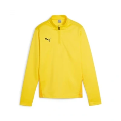 Image de PUMA Teamgoal Training Top Jr Fermeture Éclair 1/4 Haut ajusté Mixte, Jaune Plus Rapide Noir Sport, 116
