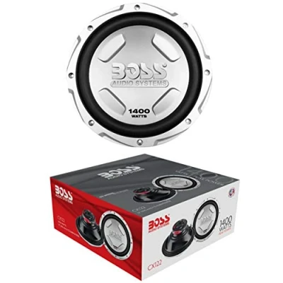 Image de 1 SUBWOOFER Compatible avec Boss Audio Systems CX122 CX 122 30,00 cm 300 mm 12&quot; de diamètre Single Voice Coil 4 ohms 700 Watts rms 1400 Max Auto Voiture, pièce