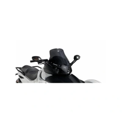 Image de Compatible avec/Remplacement pour 990 SPYDER RS/RSS 08/12 SAUTE VENT BULLE PARE BRISE ERMAX HAUTE PROTECTION NOIR 0129001