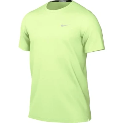 Image de Nike Performance Miler Tshirt de sport, Homme, Taille: Large, Barely volt/reflective silver