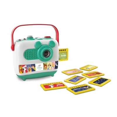 Image de Clementoni Projecteur &amp; Conteur d&#039;histoires Disney Baby Jouet Enchanté qui Projette des Images de et Raconte Histoires 4 livres sont inclus Haut parleur intégrer 52763
