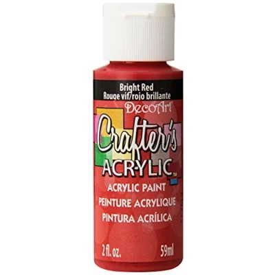 Image de DecoArt Crafters Acrylique Multi usages Couleur, 59 ML, Rouge Clair