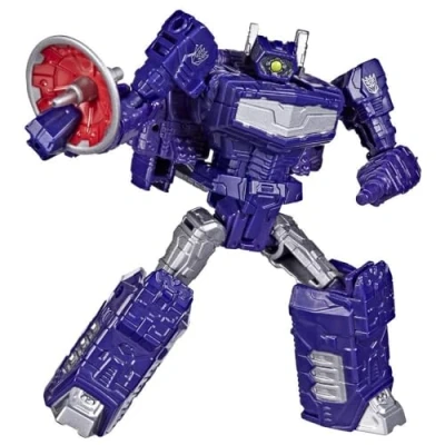 Image de Transformers Toys Generations Legacy Core Shockwave Figurine d&#039;action 8 Ans et Plus, 8,9 cm, Multicolore (F3009)