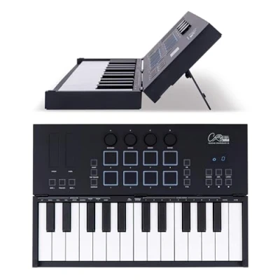Image de Carry on FC 25 Clavier Contrôleur Midi sur USB Pliable Touches 8 Percussions Rétro éclairés Inc Cubase LE OEM et Logiciel IOS DAW