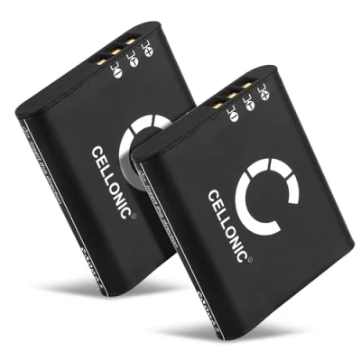 Image de CELLONIC® Batterie de Remplacement pour aspirateur Robot Olympus Stylus XZ 2 SH 60, Tough TG 1, 5, 6 Accu Rechange Li 90B 92B 3.6V 3.7V, 1100mAh, Lithium ION
