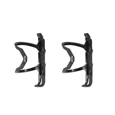 Image de ZEFAL Pack Pulse Z2 Deux Porte Bidons Velo à Introduction Latérale pour Cadres Espace Limité 40 g Chaque Gourde Fabriqué en France, Noir