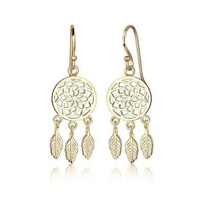Image de Elli BOHO Festival Boucles d&#039;oreilles, Femme, Taille: One Size, Gold