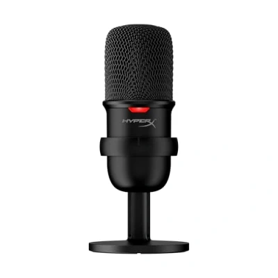 Image de HyperX SoloCast Microphone de jeu USB à condensateur, pour PC, PS4 et Mac, Désactivation du micro par pression, Diagramme polaire cardioïde, Gaming, Streaming, Podcasts, Twitch, YouTube, Discord