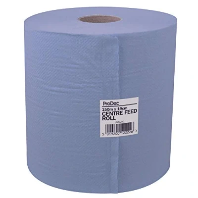 Image de ProDec UMSU001 Rouleau de papier essuie tout industriel 2 plis Bleu 150 m x 19 cm