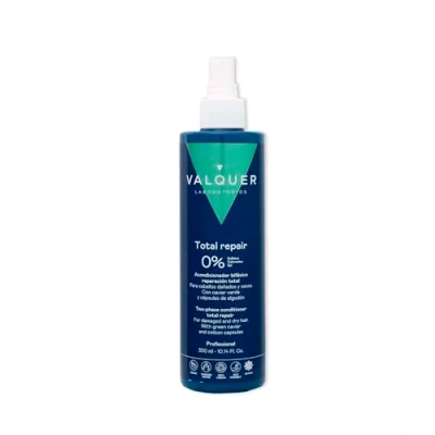 Image de Valquer Profesional Après shampooing Capillaire Biphasique Réparation Totale sans Sulfates/Colorant/Sel/Parabène/MIT pour Cheveux Abîmés, 300 ml