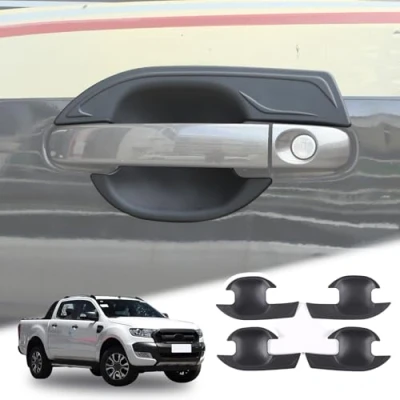 Image de YANER Couvre poignées de porte extérieures voiture pour Ford Ranger Wildtrak et Raptor T6 T7 T8 PX MK1 MK2 MK3 2012 2020 XLT XLS XL Limited 2