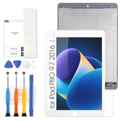 Image de Arbilato Écran LCD pour iPad Pro 9.7 2016 Numériseur Tactile A1673 A1674 A1675 Display Panneau Full Assemblée Remplacement Kits (Blanc)