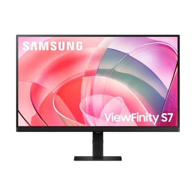 Image de Samsung Écran PC ViewFinity S70D 32&#039;&#039;, 60Hz Dalle VA, 4K UHD (3840 x 2160), 5ms, 1000:1, Inclinable, Orientable, Auto Source Switch +, HDMI (2.0), Display Port (1.4), LS32D702EAUXEN