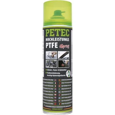 Image de PETEC 74050 Spray PTFE aérosol contient du silicone 500 blanc transparent