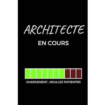 Image de cahier d&#039;architecte: cadeau de graduation pour les architectes et étudiants l&#039;école d&#039;architecture, drôle (6 x 9 cahiers lignés, 120 pages)