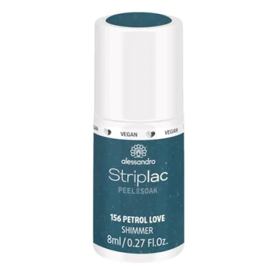 Image de alessandro Striplac Vernis à ongles UV Petrol Love Doux et durable Facile enlever grâce la technologie Peel Off Vegan sans cruauté envers les animaux 8 ml