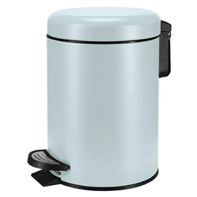 Image de Poubelle de Salle Bain One Blanc Matériau : Acier Inoxydable/PP Taille Seau 3 litres