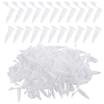 Image de Chudian 500Pcs 1.5ml Tube à Centrifuger en Plastique,Tubes Essai Plastique pour Centrifugeuse Flacon avec Couvercle Transparent Conteneur de Stockage d&#039;Échantillons Laboratoire