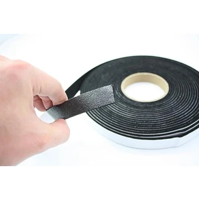 Image de tukan tex Ruban en feutre autocollant Largeur : 10 mm Épaisseur 3 Longueur 20 m Rouleau de protection contre les clapets d&#039;étanchéité (1 cm large, d&#039;épaisseur,