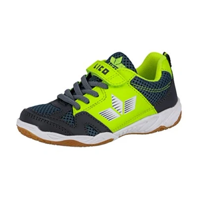 Image de Lico Sport Vs, Chaussures Multisport Indoor Mixte, Gris (Anthrazit/Lemon Anthrazit/Lemon), 38 EU