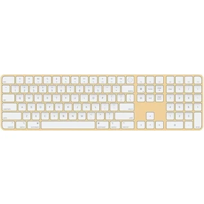 Image de Apple Magic Keyboard avec Touch ID et Numeric Keypad (A2520) (AZERTY Français) Jaune (Reconditionné)