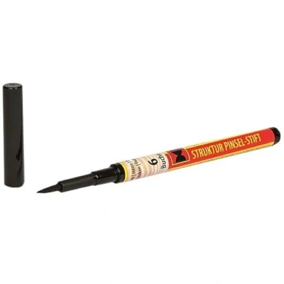 Image de Solmer LTD Konig Stylo à grain individuel pointe pinceau imitation bois Struktur Pinsel Stift (n6 Hêtre)