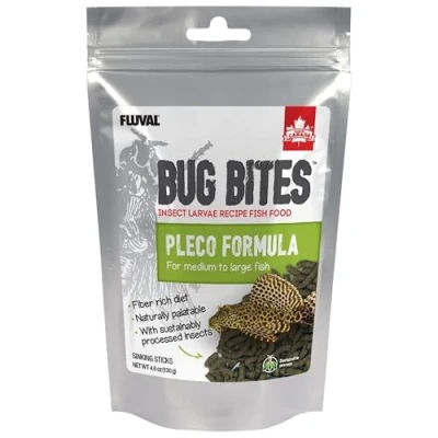 Image de Fluval Bug Bites Aliment Complet pour Poissons mangeurs au Sol, M L, 1 Paquet (1 x 130 g)