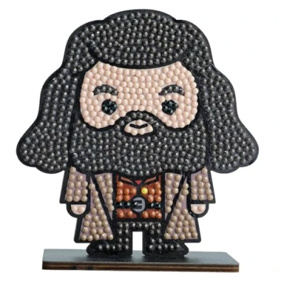 Image de CRYSTAL ART Kit complet de figurine en bois à diamanter et collectionner Harry Potter Hagrid