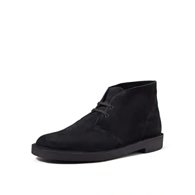 Image de Clarks Homme Bushacre 3 Bottine Chukka, Black SDE, 39.5 EU