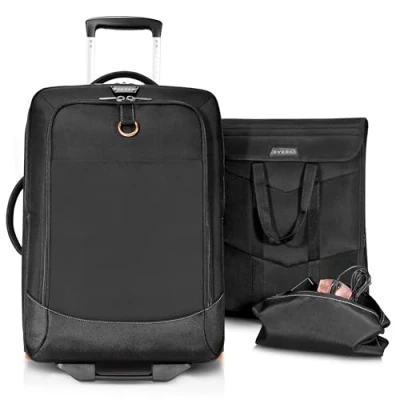 Image de Everki Trolley (EKB420) pour ordinateur portable de 15 à 18,4 pouces avec divers compartiments organisés afin rendre votre voyage confortable; noir