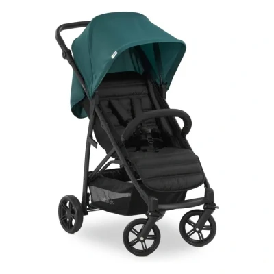 Image de Hauck Poussette Canne Compacte Rapid 4, dès la Naissance, Jusqu&#039;à 25kg, Légère, Pliable, Fonction Allongée, Réglable en Hauteur, Grand Panier, Petrol